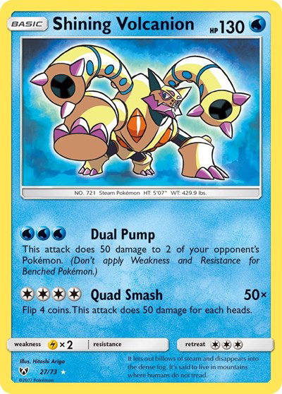 Shining Volcanion 27 — Shining Legends
