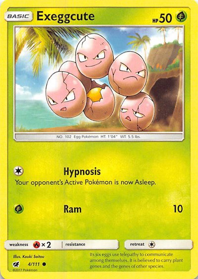 Exeggcute 4/111 — Crimson Invasion