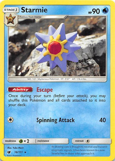 Starmie 16/111 — Crimson Invasion