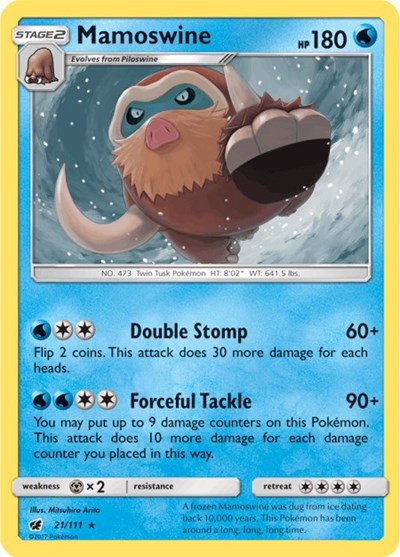 Mamoswine 21/111 — Crimson Invasion
