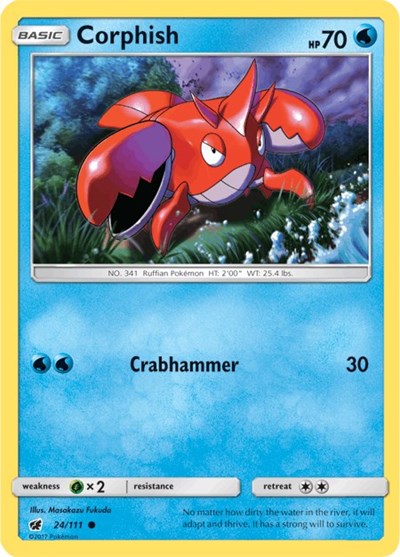 Corphish 24/111 — Crimson Invasion