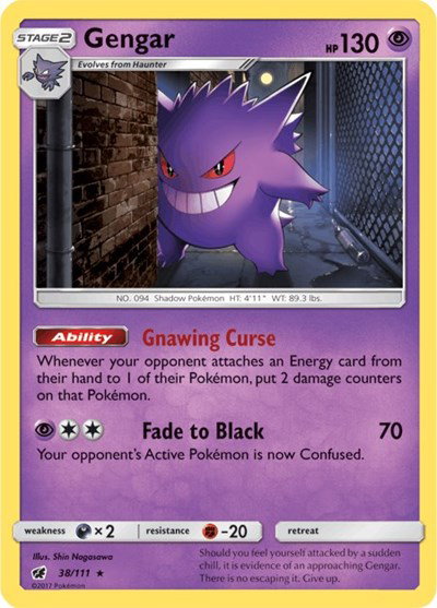Gengar 38/111 — Crimson Invasion