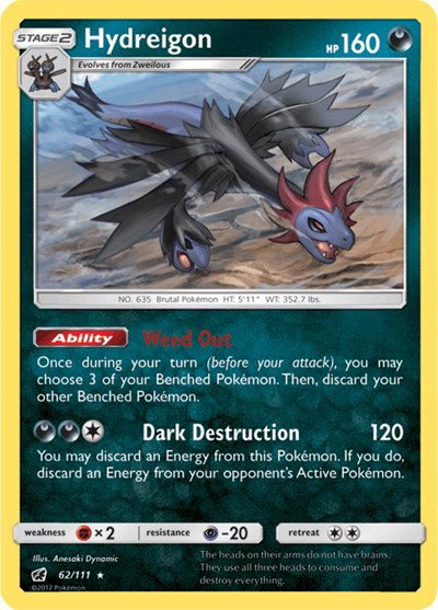 Hydreigon 62/111 — Crimson Invasion