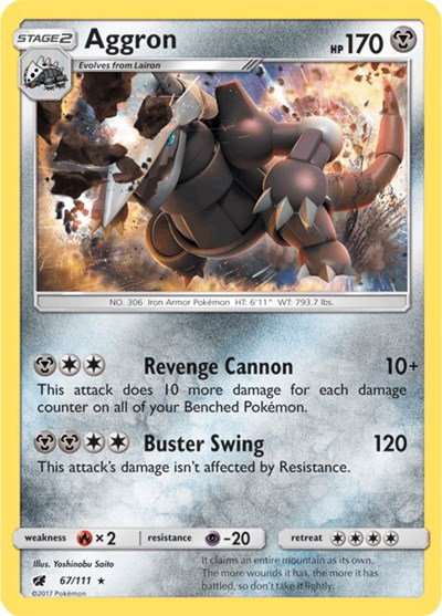 Aggron 67/111 — Crimson Invasion