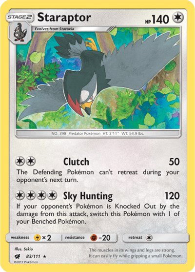 Staraptor 83/111 — Crimson Invasion