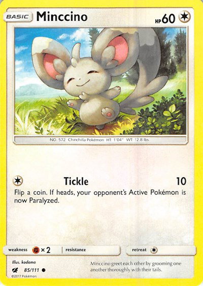 Minccino 85/111 — Crimson Invasion