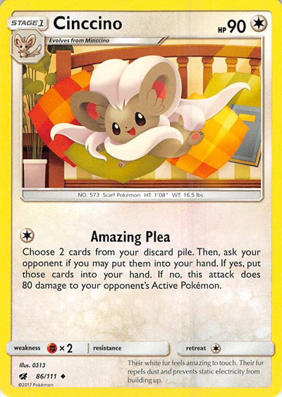 Cinccino 86/111 — Crimson Invasion