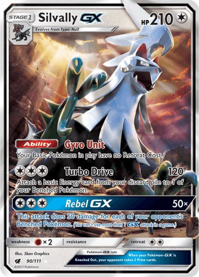 Silvally GX 90/111 — Crimson Invasion