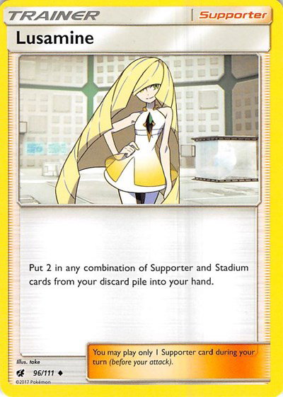 Lusamine 96/111 — Crimson Invasion