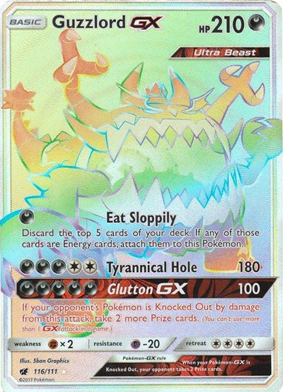 Guzzlord GX (Secret) 116/111 — Crimson Invasion
