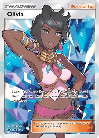 Olivia (Full Art) 111/111 — Crimson Invasion