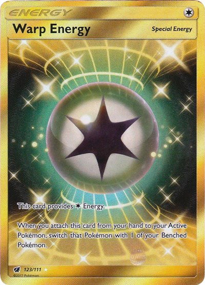 Warp Energy (Secret) 123/111 — Crimson Invasion