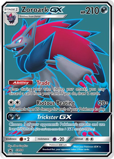 Zoroark GX SM84 — Sun & Moon Promo
