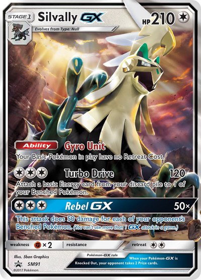 Silvally GX SM91 — Sun & Moon Promo