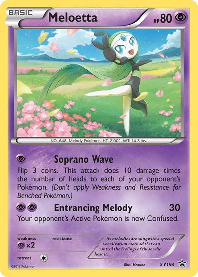 Meloetta XY193 — XY Promos