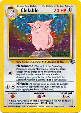 Clefable (Prerelease) 01/64 — WoTC Promo