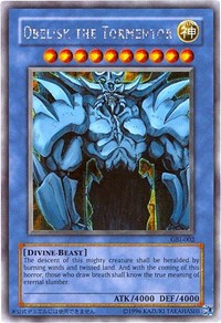 american yugioh cards Yu-Gi-Oh! - Obelisk The Tormentor (GBI-002) - God - Limited Edition YuGiOh! Cards - American Promo