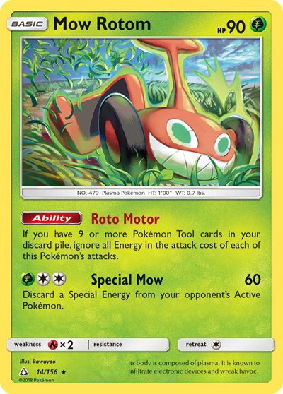 Mow Rotom 14/156 — Ultra Prism