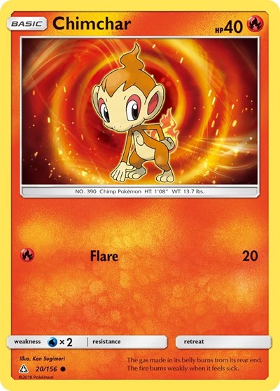 Chimchar (20) 20/156 — Ultra Prism