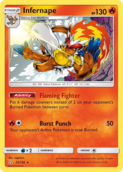 Infernape 23/156 — Ultra Prism