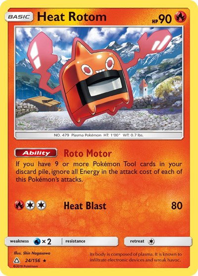 Heat Rotom 24/156 — Ultra Prism