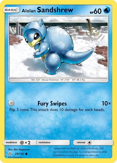Alolan Sandshrew 28/156 — Ultra Prism