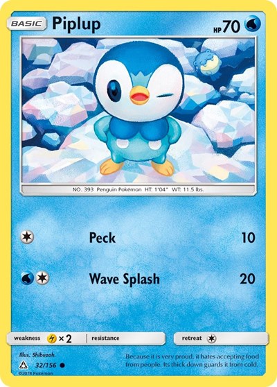 Piplup (32) 32/156 — Ultra Prism