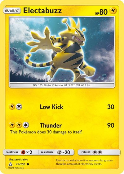 Electabuzz 43/156 — Ultra Prism