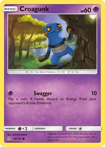 Croagunk 56/156 — Ultra Prism