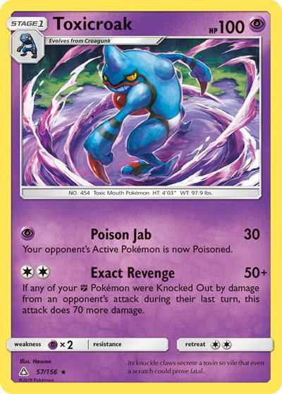 Toxicroak 57/156 — Ultra Prism