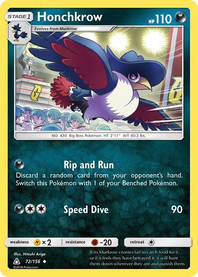 Honchkrow 72/156 — Ultra Prism