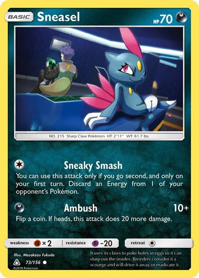 Sneasel 73/156 — Ultra Prism