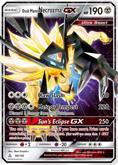 Dusk Mane Necrozma GX 90/156 — Ultra Prism