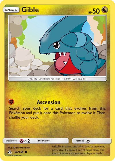 Gible (96) 96/156 — Ultra Prism