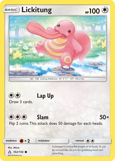 Lickitung 102/156 — Ultra Prism