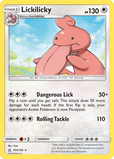 Lickilicky 103/156 — Ultra Prism