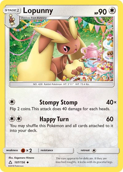 Lopunny 107/156 — Ultra Prism