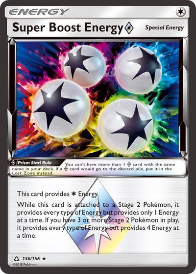Super Boost Energy Prism Star 136/156 — Ultra Prism
