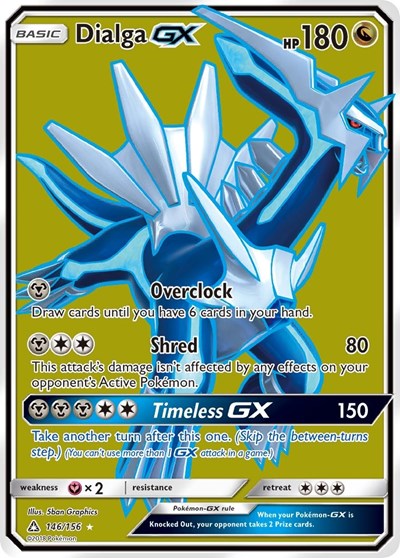 Dialga GX (Full Art) 146/156 — Ultra Prism