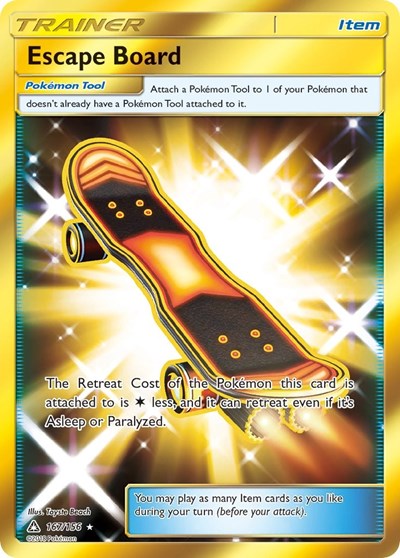 Escape Board (Secret Rare) 167/156 — Ultra Prism
