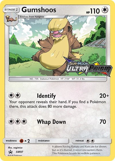 Gumshoos (Prerelease) SM97 — Sun & Moon Promo