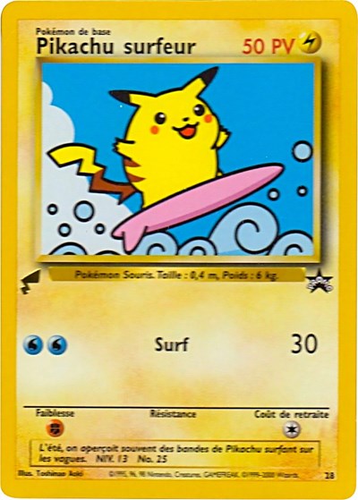 Pikachu (Surfing) 