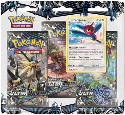 Ultra Prism 3 Pack Blister [Porygon - Ultra Prism Pokemon - Collectr