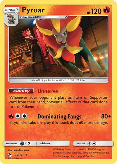 Pyroar 19 — Forbidden Light