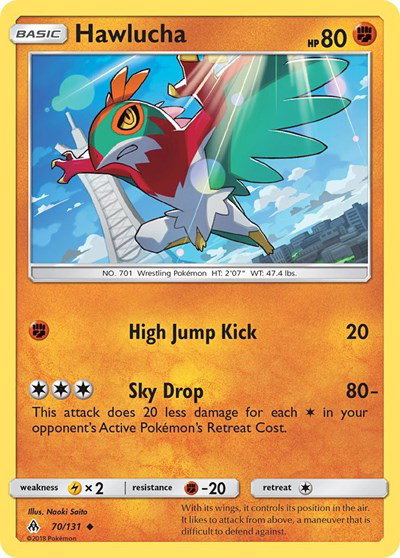 Hawlucha 70 — Forbidden Light