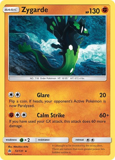 Zygarde (72) - 72 - Forbidden Light Pokemon - Collectr