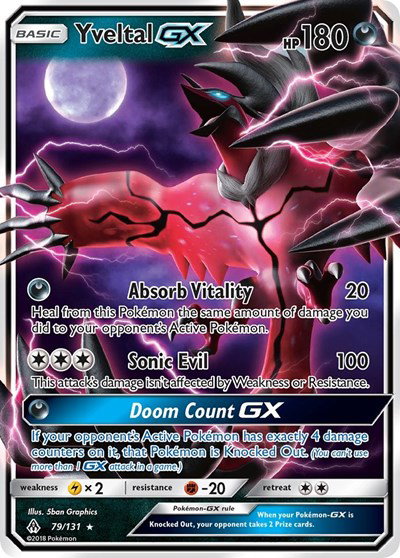 Yveltal GX 79 — Forbidden Light