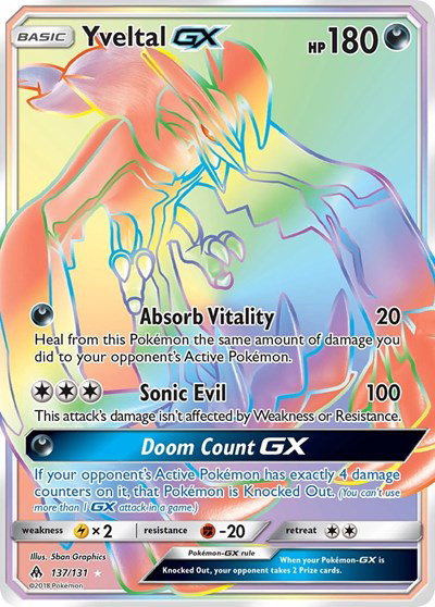 Yveltal GX (Secret) 137 — Forbidden Light
