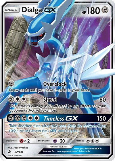 Dialga GX 82 — Forbidden Light