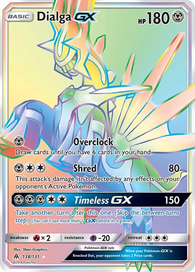 Dialga GX (Secret) 138 — Forbidden Light